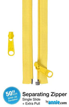 Load image into Gallery viewer, By Annie 50” Separating Zipper