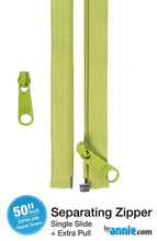 Load image into Gallery viewer, By Annie 50” Separating Zipper
