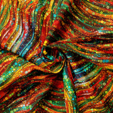 Gigi in the Garden Collection-Abstract Circles-Multi - Camelot fabrics - 16240104-01