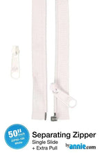 Load image into Gallery viewer, By Annie 50” Separating Zipper