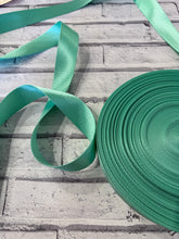 Load image into Gallery viewer, 1.5” Polyester Webbing Herringbone - Peppermint #34 - per metre