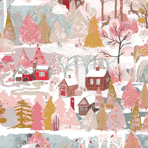 Art Gallery Fabric - Adventale - Christmas Village - ADV25900