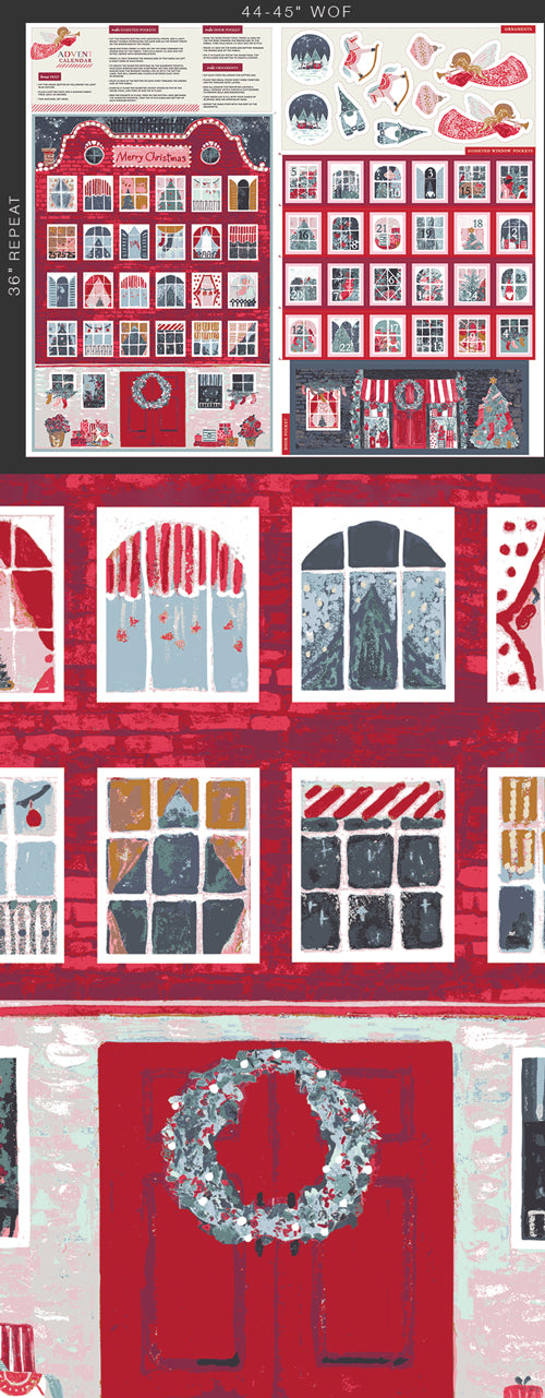 Art Gallery Fabric - Adventale - Advent Calendar Panel - ADV25919