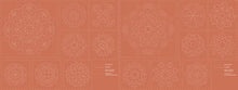 Load image into Gallery viewer, Sashiko Panel Mandala - Burnt Clay  Dv4062