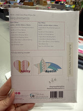 Load image into Gallery viewer, Hearts and Stars pillow   Pattern by Tied with a Ribbon