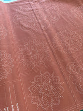 Load image into Gallery viewer, Sashiko Panel Mandala - Burnt Clay  Dv4062