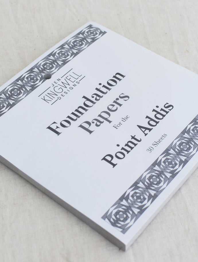 Point Addis Quilt Foundation Papers Pads - Jen Kingwell