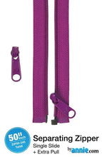 Load image into Gallery viewer, By Annie 50” Separating Zipper
