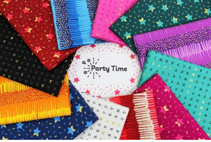 Party Time - Figo Fabric - Game Pink