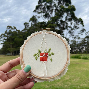 Botanical Embroidery Workshop- Saturday 20th April-  12.30pm to 3pm