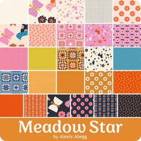 5" Charm Pack - Meadow Star- Precuts for Ruby Star Society -RS4097PP