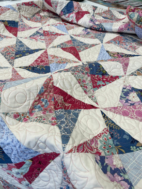 Full Kit - Scrappy Confetti Quilt - Tilda fabrics includes pattern by Tied With a Ribbon