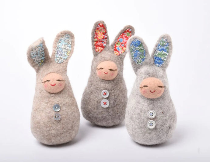Felted Bunny with Pauline Franklyn Saturday 24th February 10am to 1pm