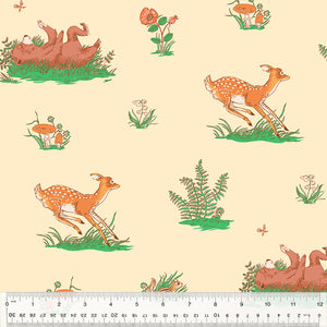 Forestburgh - Beargrass- Peach by Heather Ross For Windham Fabrics