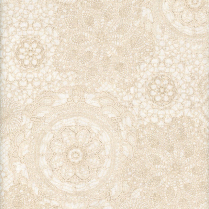Backing -Cottage Lace - Cream 108” wide -QB251387D