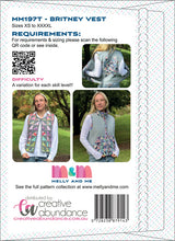 Load image into Gallery viewer, Britney Vest Paper copy - by Melly &amp; Me