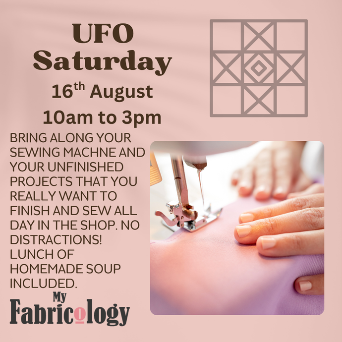 UFO Saturday  - 16th August - 10am to 3pm