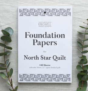 Jen Kingwell -  North Star  Foundation Paper Piecing Pad 140 sheets