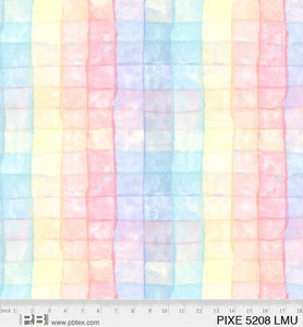 Backing - PB Textiles wideback- Pixels Pastel 108” wide - Multi PB5208LMU