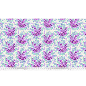 Pre-order - Tula Pink - Floral Reef - Shadow Sharks - Ultraviolet - PWTP267.ULTRAVIOLET