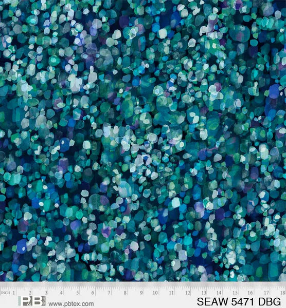 Backing - Sea Glass   -PB Textiles  - 108” wide - PB5471dbg