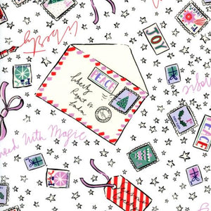 Liberty Fabric - Liberty Christmas  - Stamped With Magic B