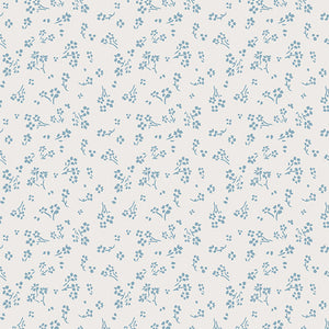 Art Gallery Fabric - True Blue - Sprinkled Florets Cloud By Maureen Cracknell