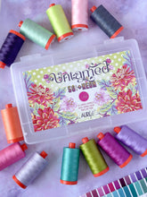 Load image into Gallery viewer, Pre-order - Aurifil Designer Collection - Untamed 50wt + Neon (12 Large Spools) by Tula Pink