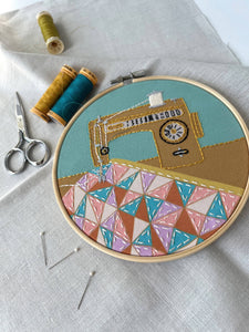 Quilt Embroidery Kit - Rickrak