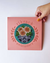 Load image into Gallery viewer, Peony Embroidery Kit - Rickrak