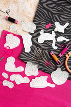 Load image into Gallery viewer, Curious Cats Stick &amp; Stitch Embroidery Pack