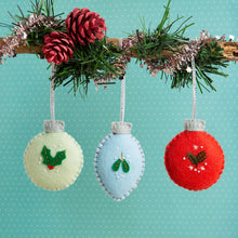 Load image into Gallery viewer, Christmas Baubles Felt Craft Kit | Christmas Craft Kit by Hawthorn Handmade