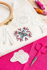 Yarn Stash Stick & Stitch Embroidery Pack