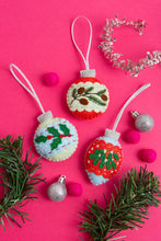 Load image into Gallery viewer, Christmas Baubles Felt Craft Kit | Christmas Craft Kit by Hawthorn Handmade