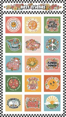 Besties  - Panel  - by Moda Fabrics 15817-panel