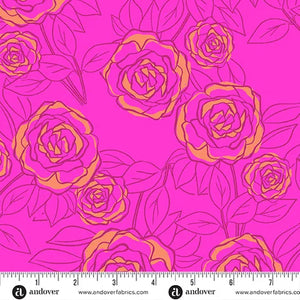 Backing - Color For Me - Pink Andover Fabrics -  108" wide AW1191EO