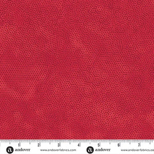 Backing - Dimples - Red for Andover Fabrics -  108" wide AW1192R7