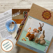 Load image into Gallery viewer, Bunnies  Felt Craft Kit - Corinne Lapierre Ltd