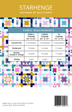 Load image into Gallery viewer, Starhenge Quilt Pattern Printed by Quilt Cakes
