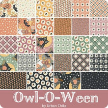 Load image into Gallery viewer, Owl O Ween -  5&quot; Charm Pack for Moda Fabrics - 42 pieces M24150PP