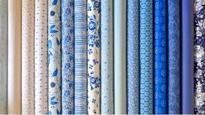 Art Gallery Fabric - True Blue by Maureen Cracknell