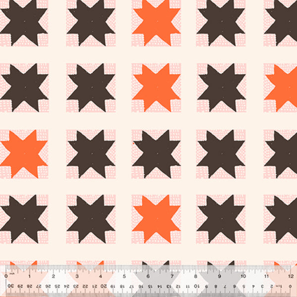 Country Mouse - Quilt Top  -Pale Blush  by Heather Ross For Windham Fabrics