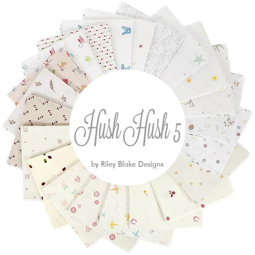 Hush Hush 5 Fat Quarter Bundle for Riley Blake Designs  FQ-16940-21