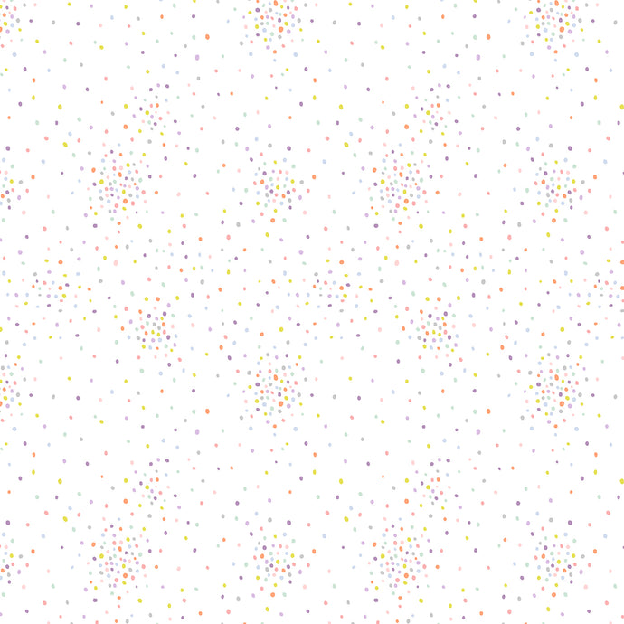 RJR Fabrics - Miniature Minis - Dapple Dots - Pastel White Fabric
