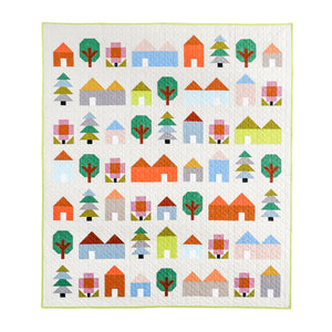 Tiny Town Quilt Paper Pattern by Pen & Paper Patterns