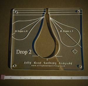 Drop Set - Silly Moon Quilting Ruler