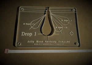 Drop Set - Silly Moon Quilting Ruler