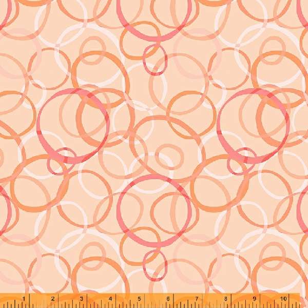 Color Wheel - Rings Blush by Annabel Wrigley For Windham Fabrics