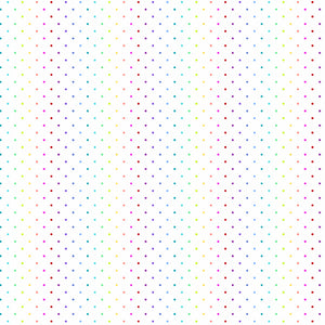 Rainbow Wonderland - Mini Dot  White by Andover Fabrics