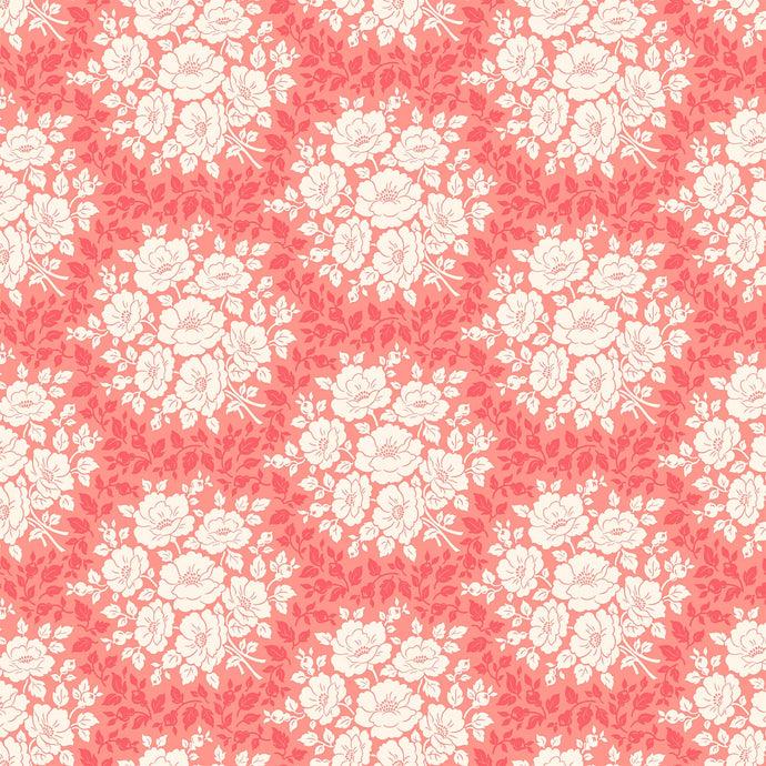 Local Honey -Morning Bloom Coral by Heather Bailey - Figo Fabrics